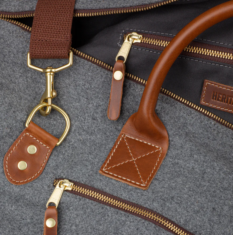 Auburn Weekender Grey/Brown