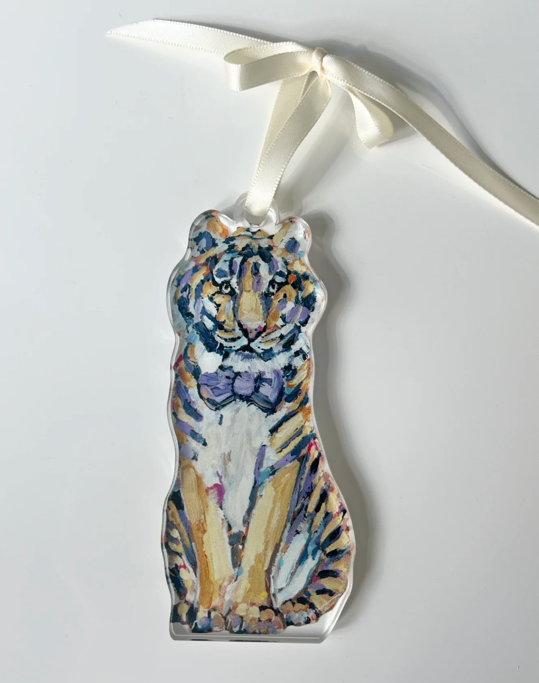 LSU Tiger Purple & Yellow Ornament