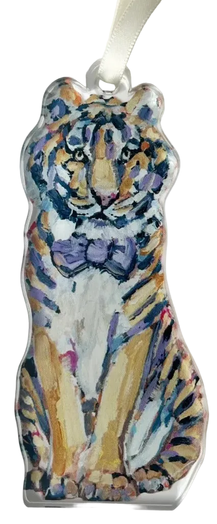 LSU Tiger Purple & Yellow Ornament