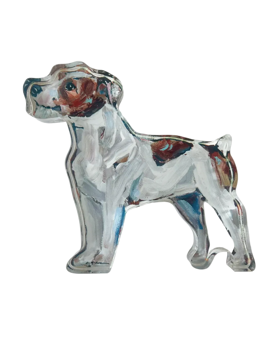 Jack Russell Terrier acrylic