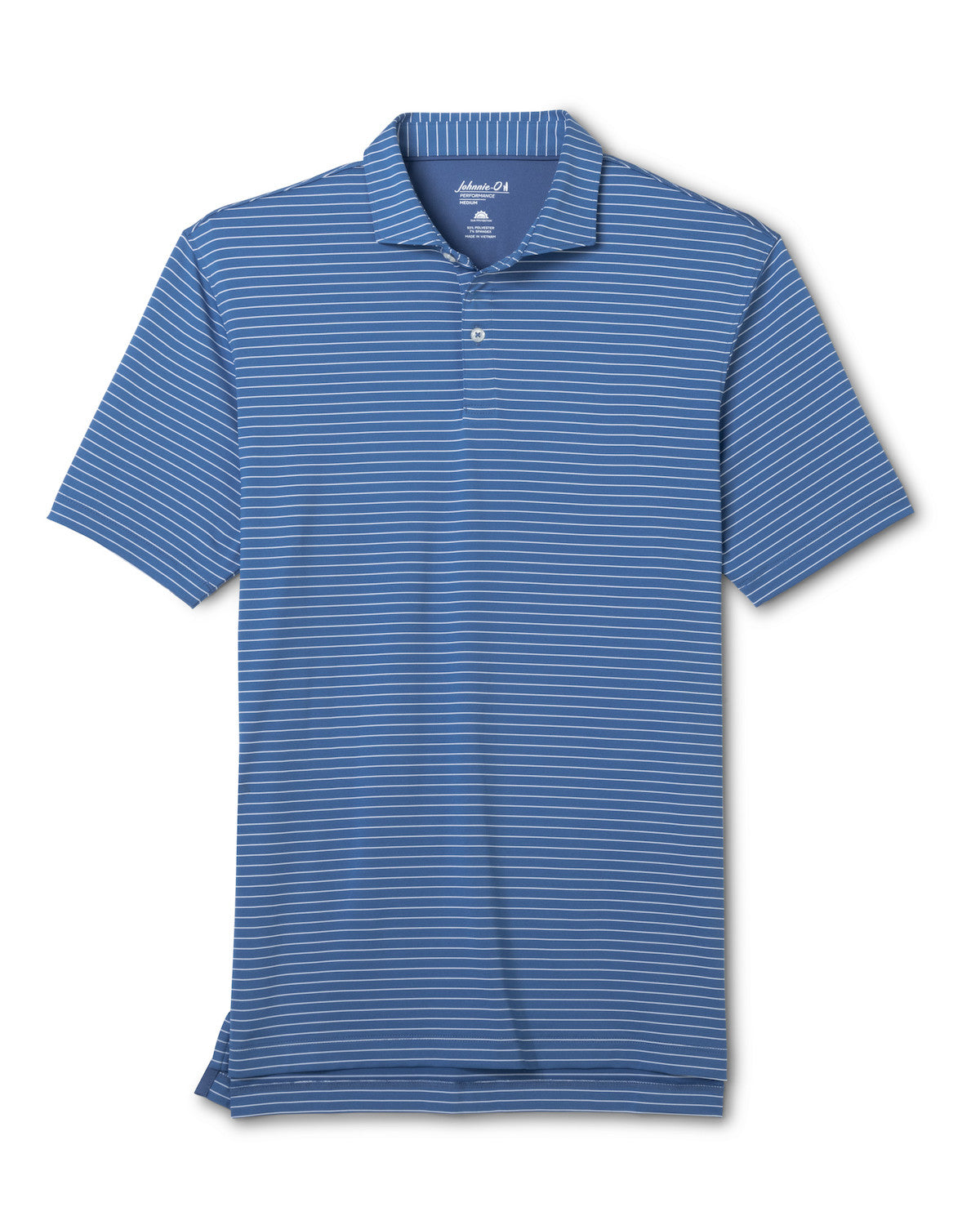 Beau Striped Performance Jersey Polo