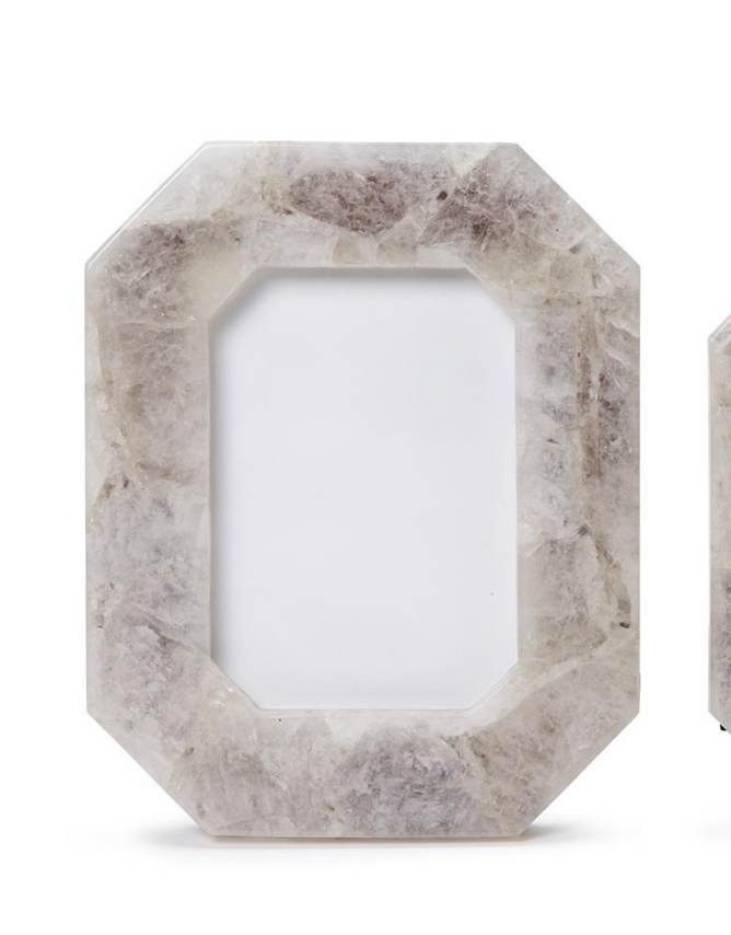 White Quartz Photo Frame 5x7
