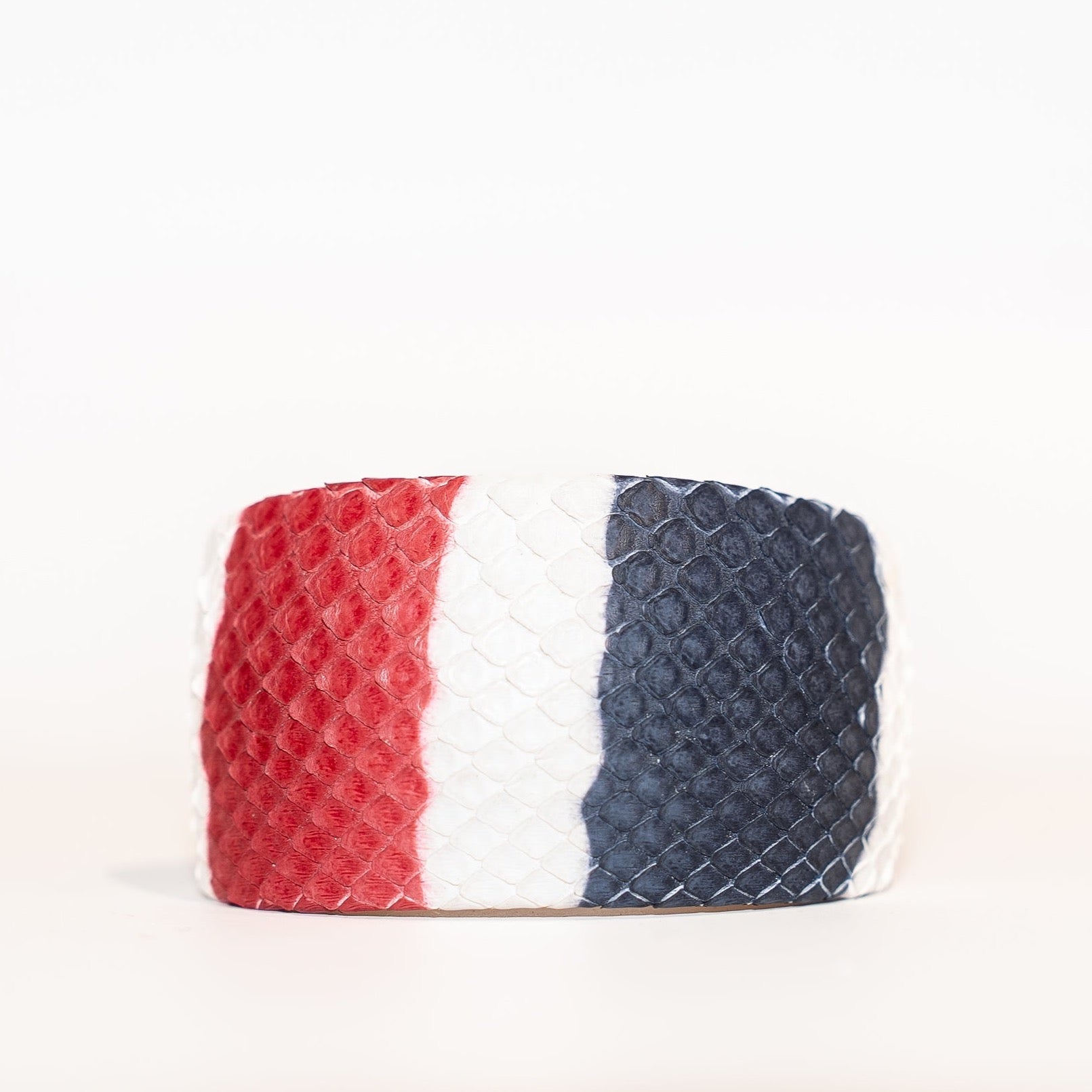 Red, White & Blue Sophia Python Cuff