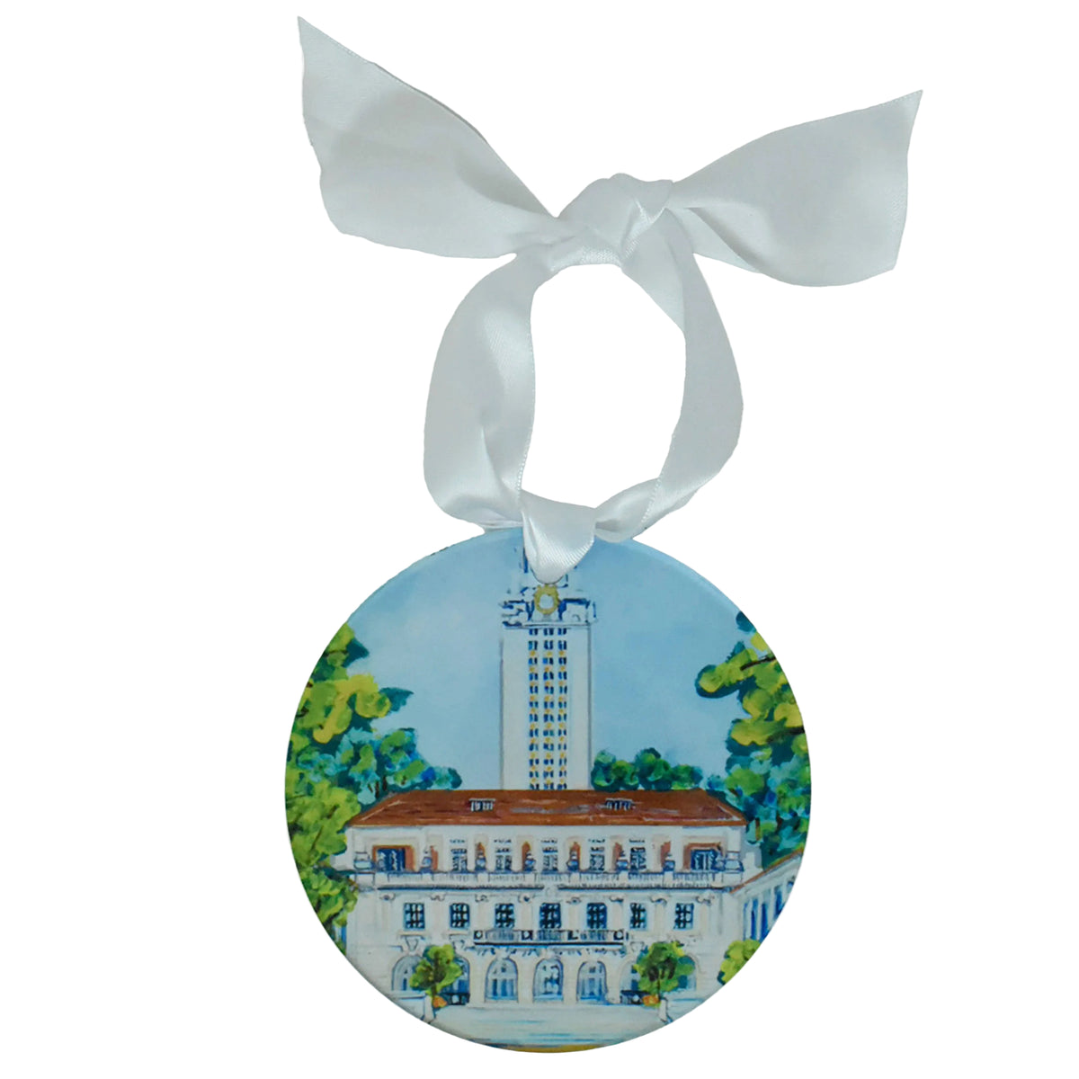 Texas Landmark Acrylic Disc Ornament