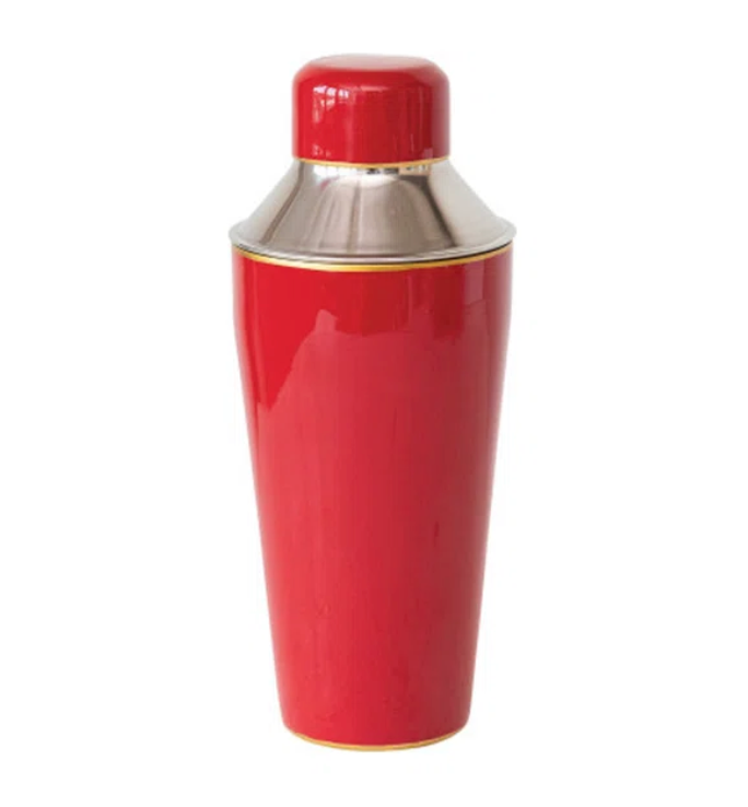Enameled Stainless Steel Cocktail Shaker