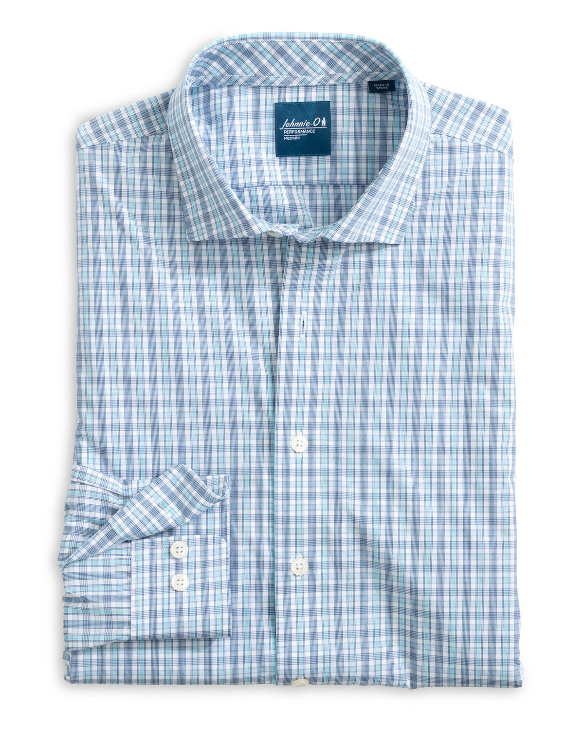 Morse Plaid Everyday Performance Button Down Shirt