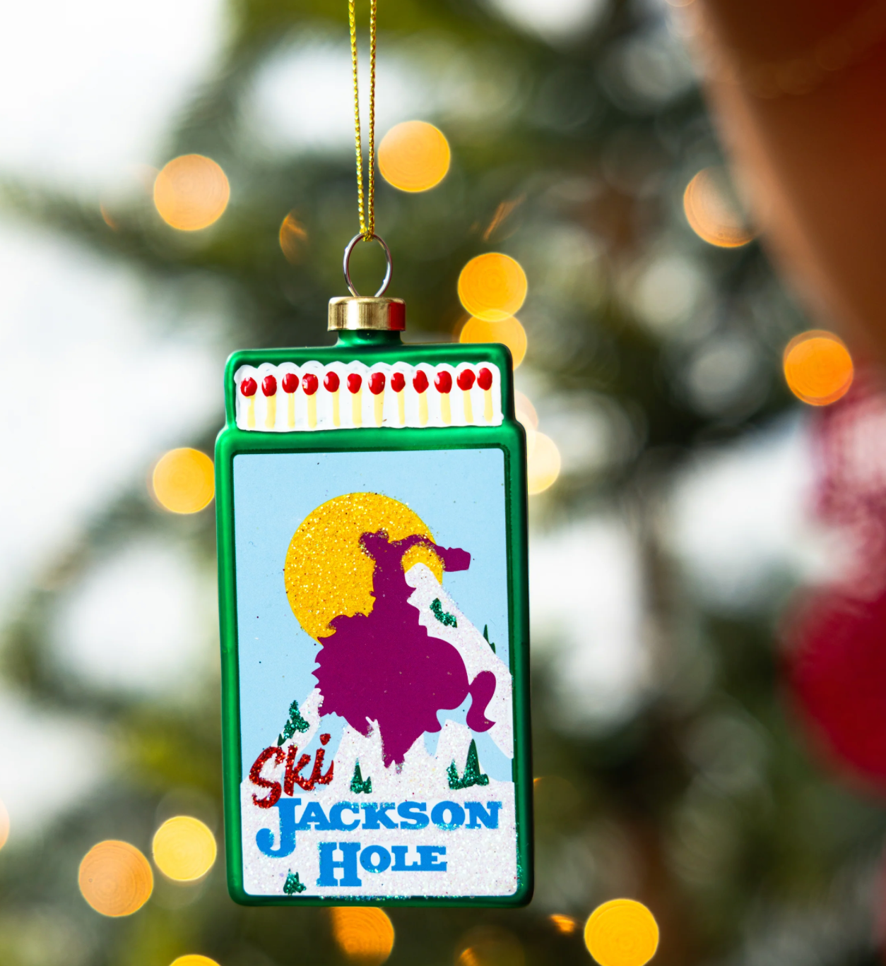 Matchbook Ornament - Jackson Hole