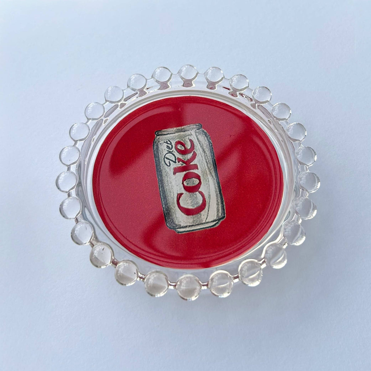 Diet Coke Trinket Dish - Red