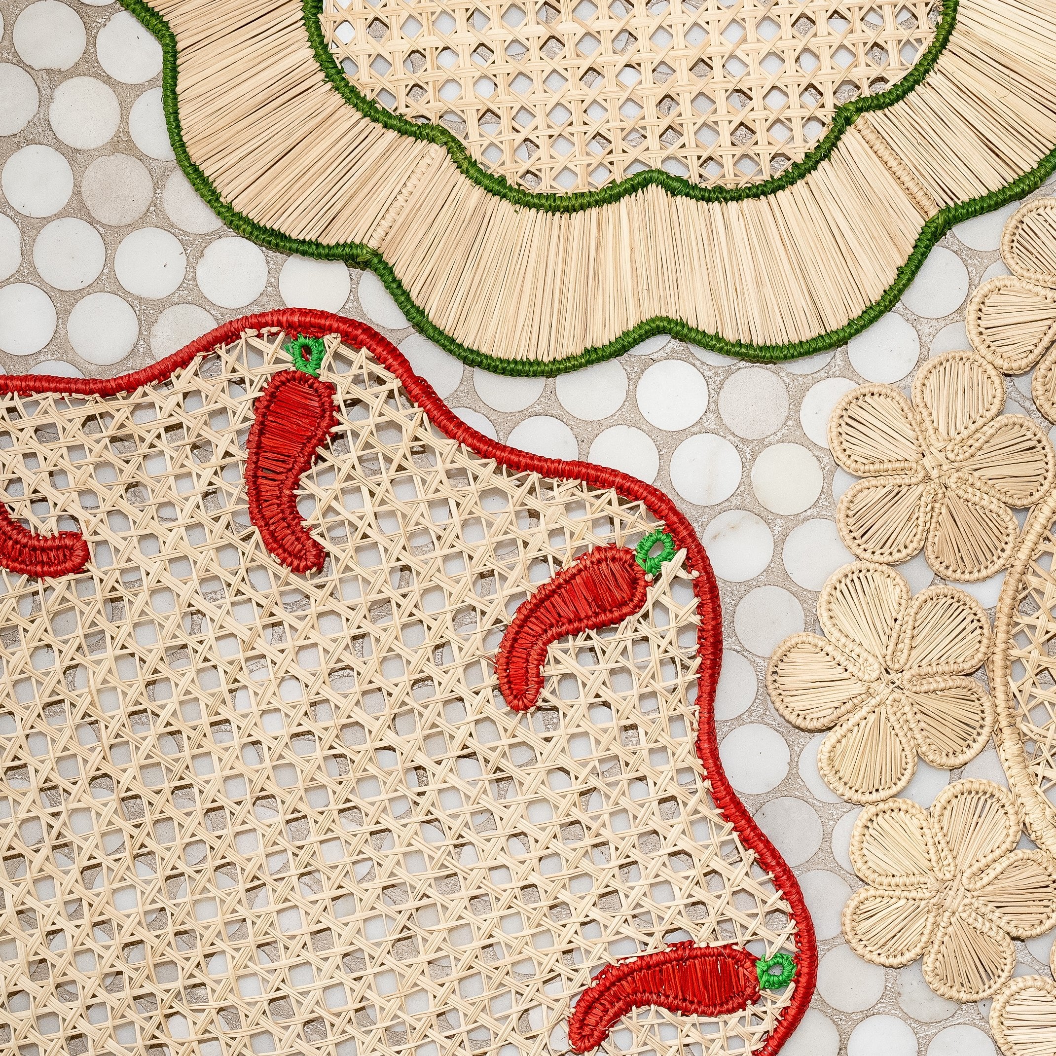 Feeling Hot Placemat in Red