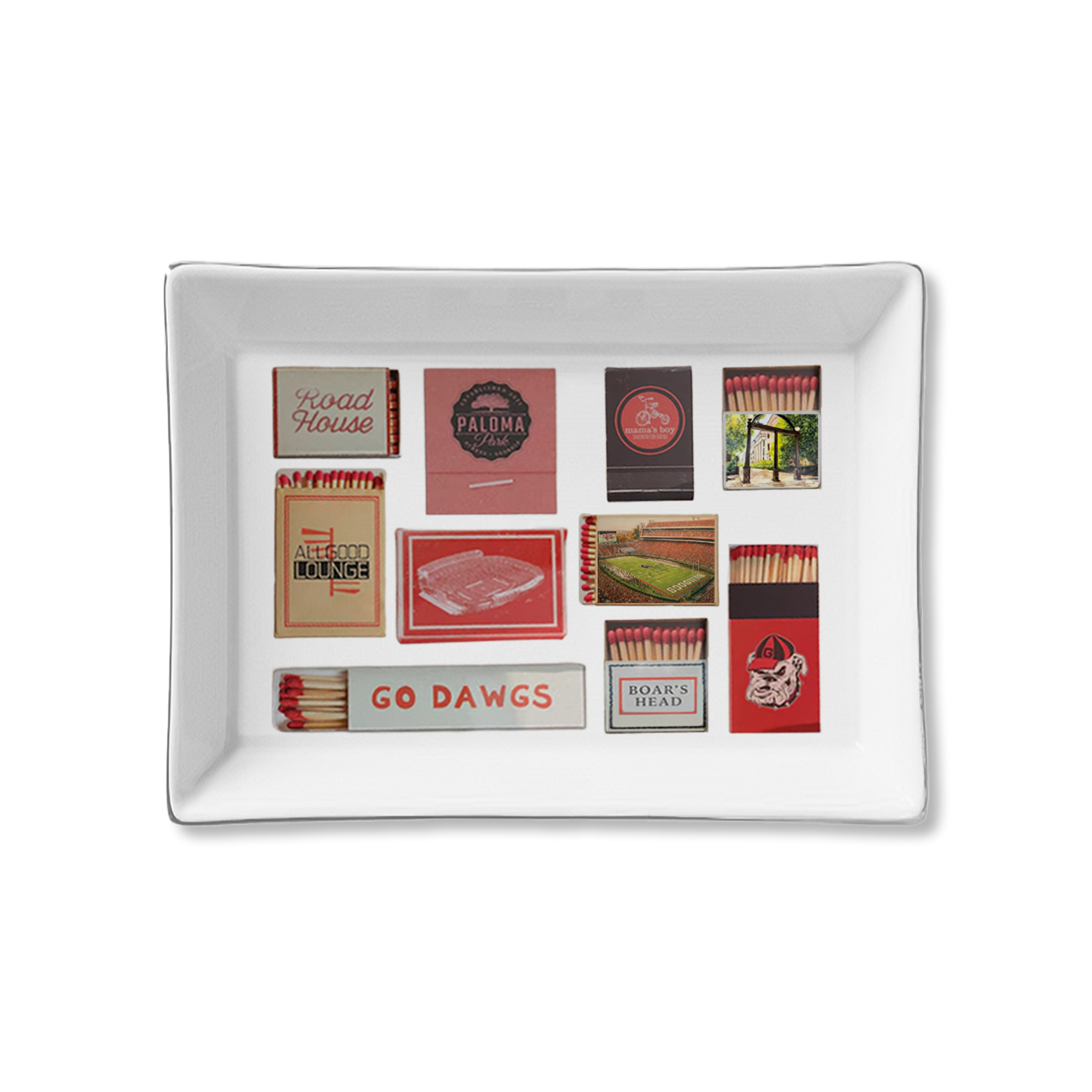 Ceramic Tray - Matches UGA