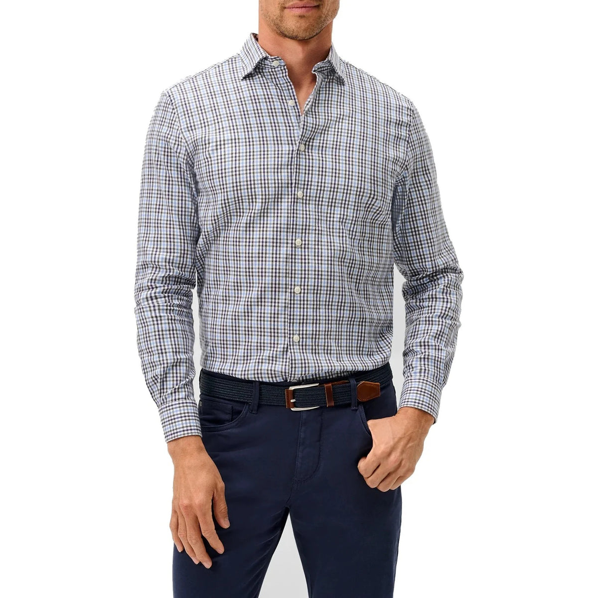 Highland Pane Natural Performance Button Down Shirt