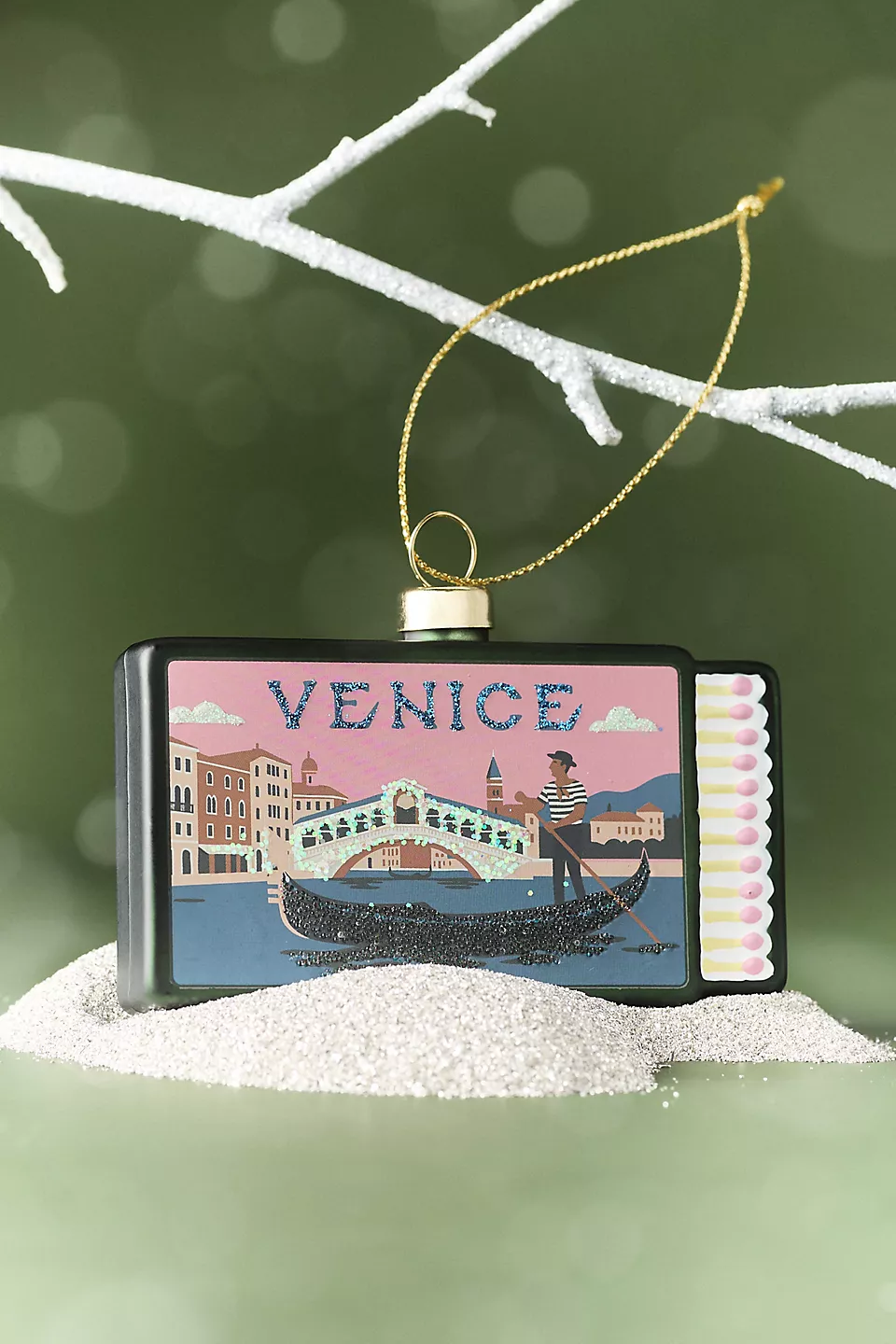 Venice Matchbook Ornament