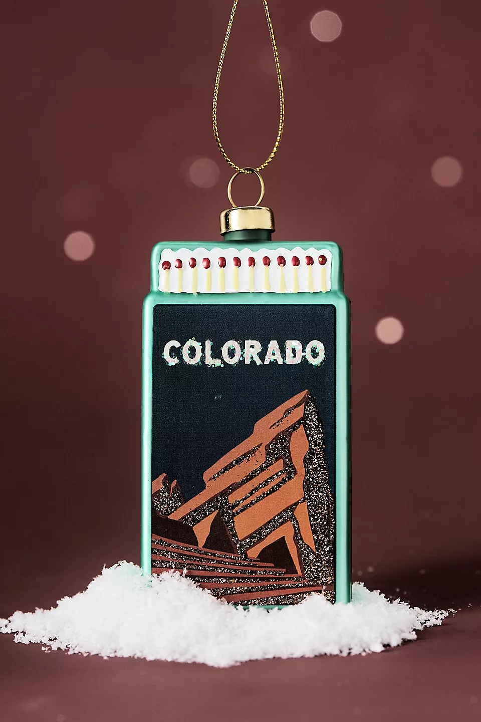 Colorado Matchbook Ornament
