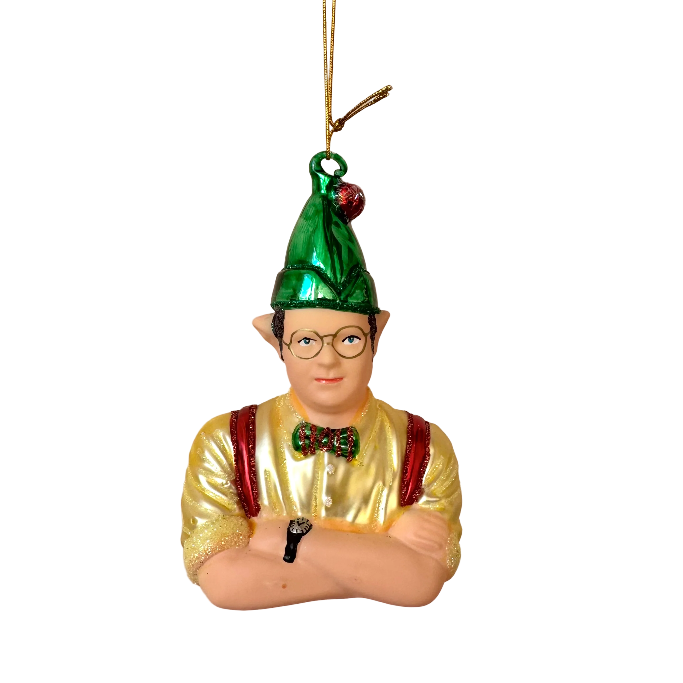 Dwight the Christmas Elf Ornament