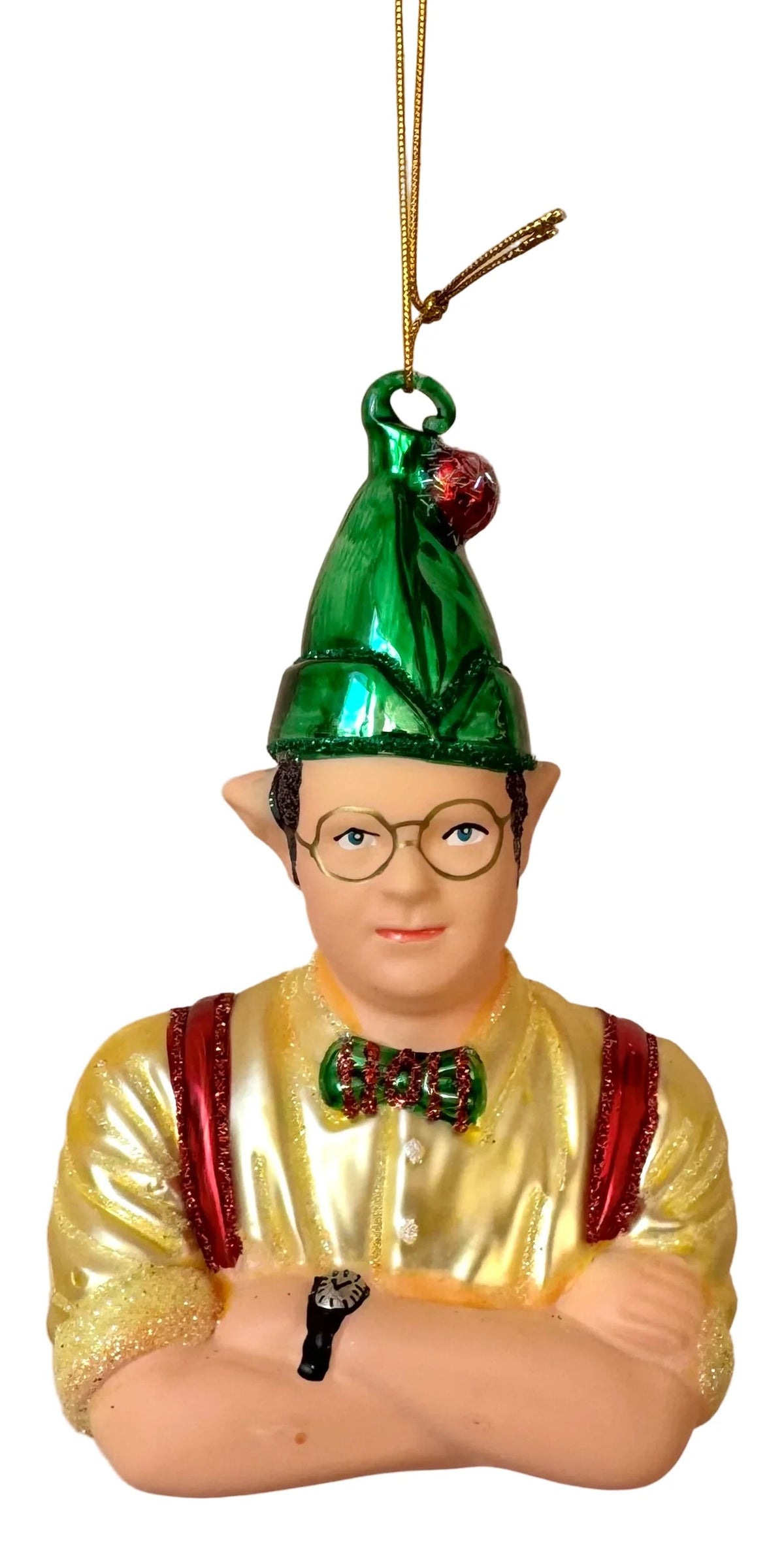 Dwight the Christmas Elf Ornament