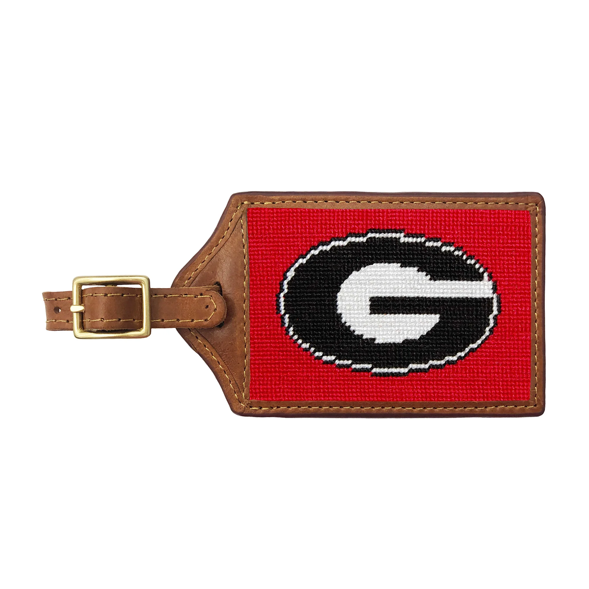 Georgia Needlepoint Luggage Tag