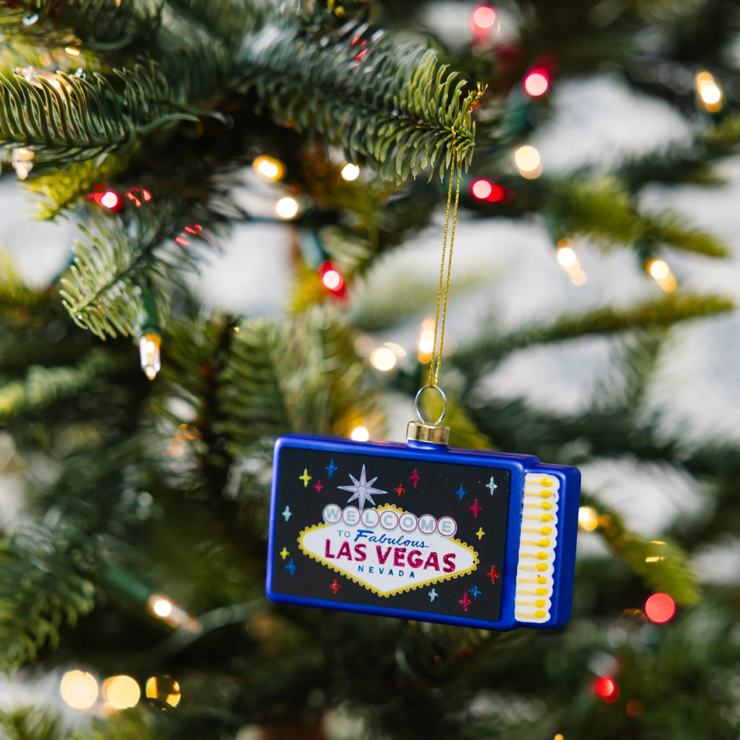 Matchbook Ornament - Las Vegas