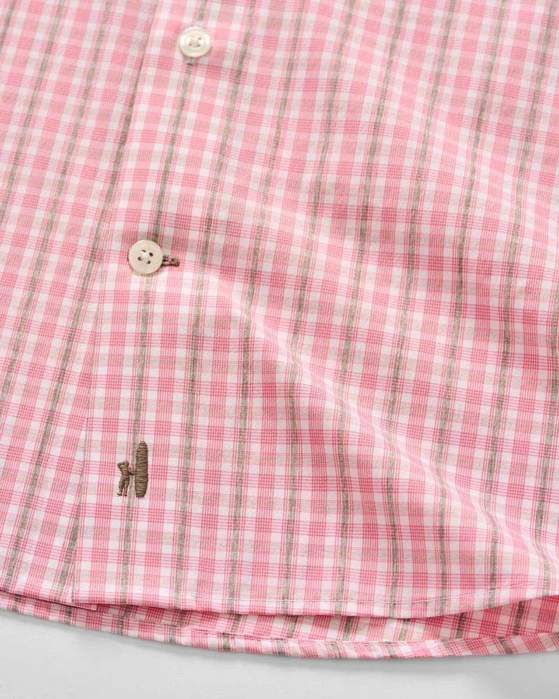 Morse Plaid Everyday Performance Button Down Shirt