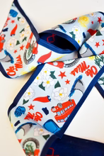 Ole Miss Silk Skinny Scarf