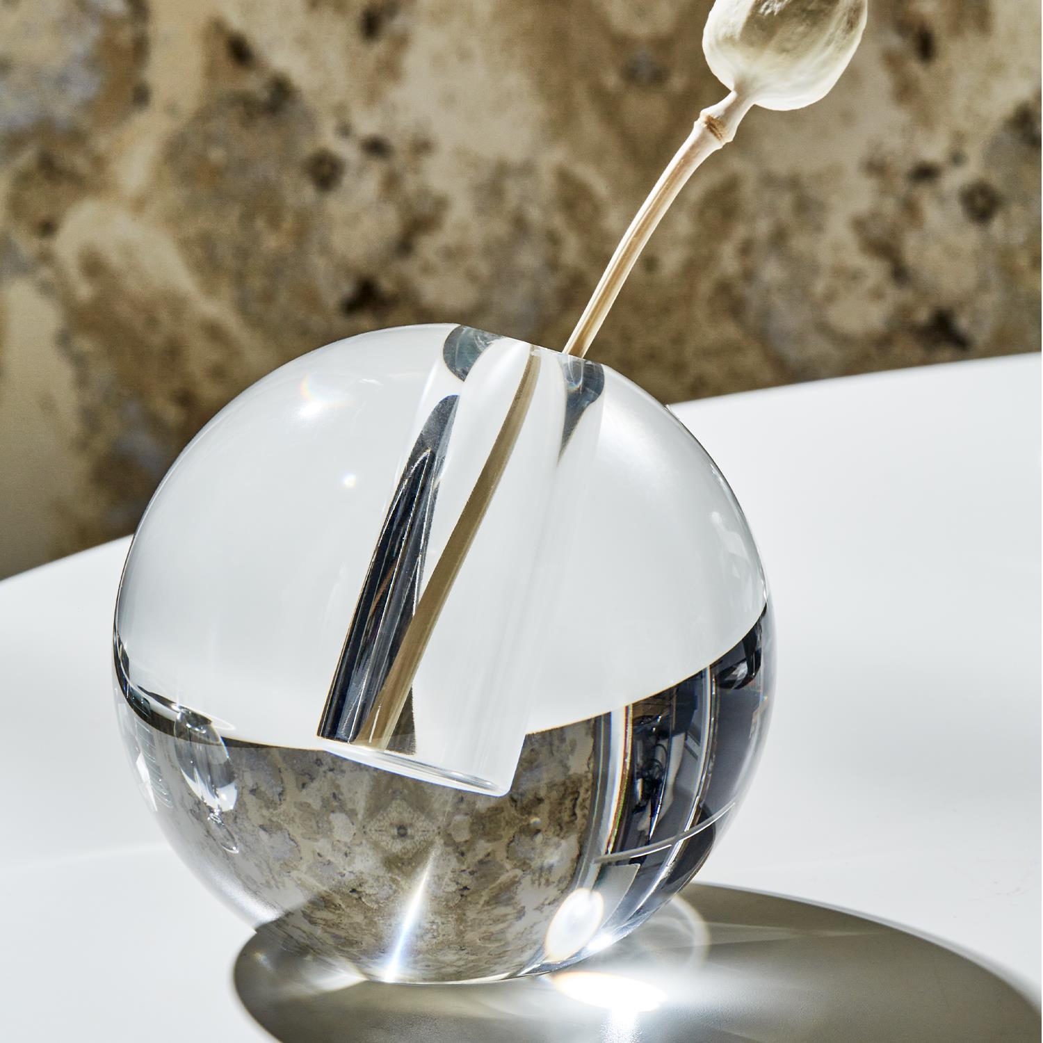 Perfect Circles Crystal Vase Small