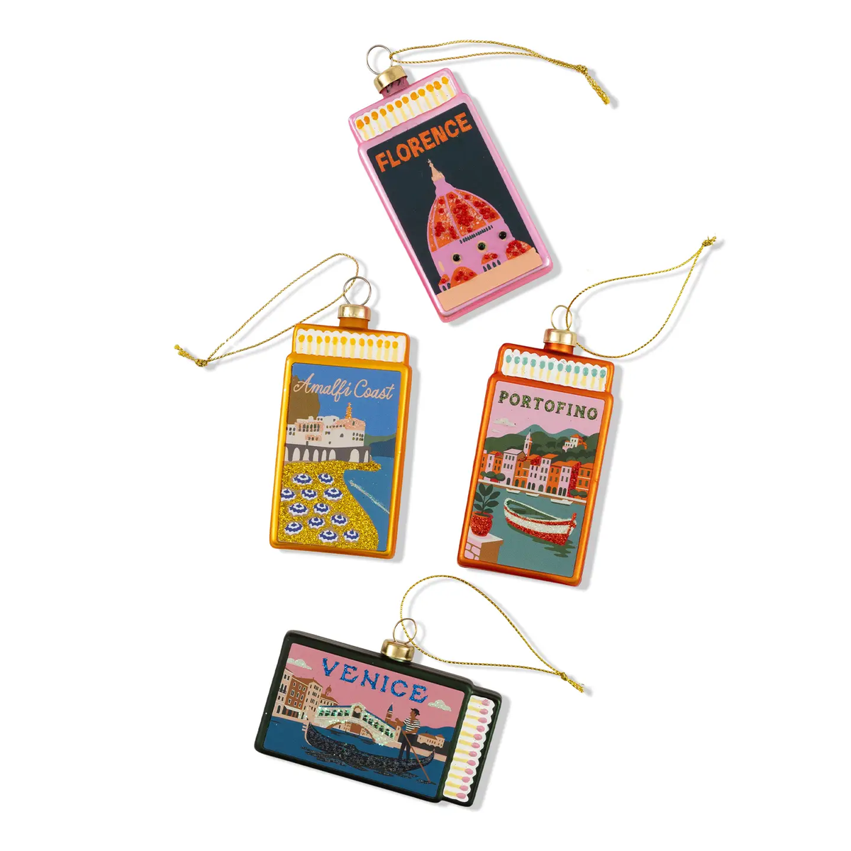 Venice Matchbook Ornament