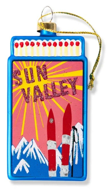 Sun Valley Matchbook Ornament