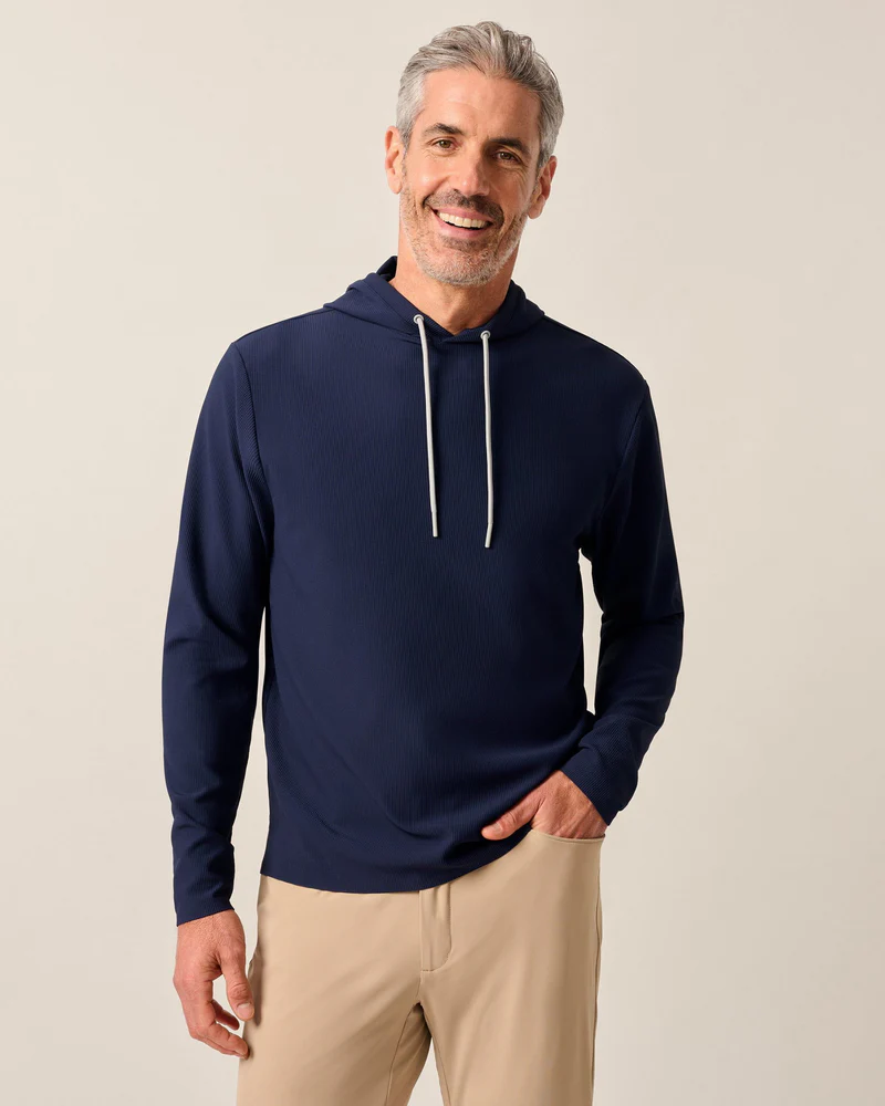 Hoppin Ribbed Knit Performance Hoodie