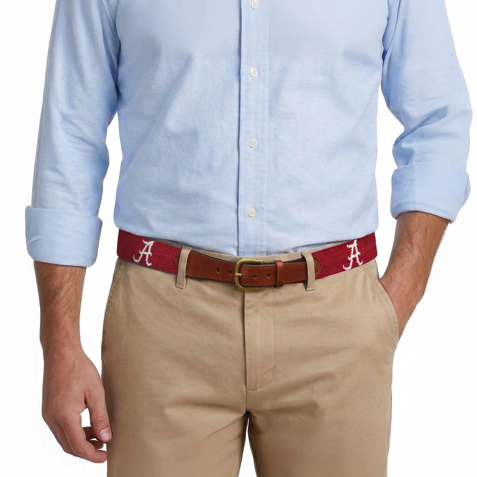 Alabama Needlepoint Belt