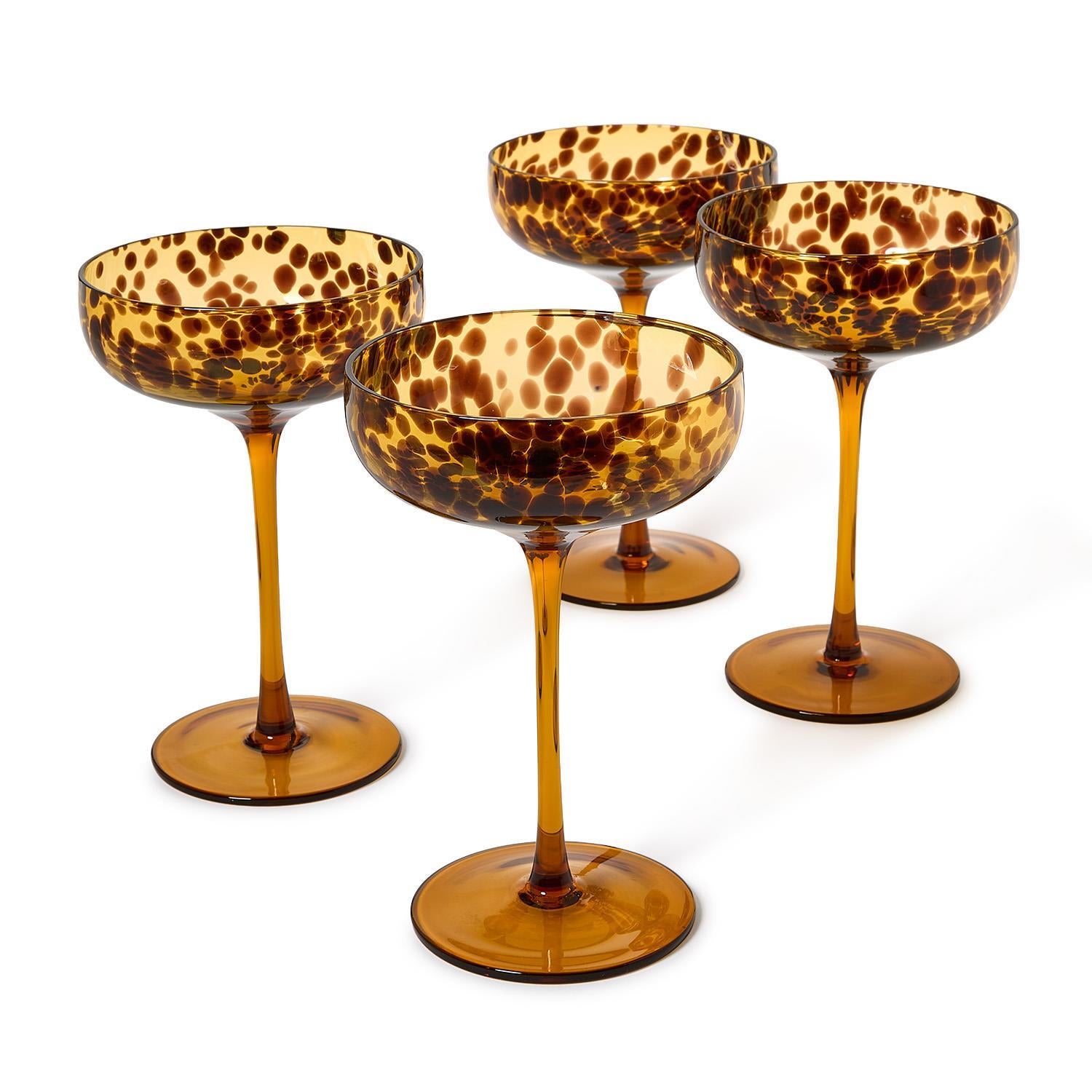 Tortoise Coupe Glass