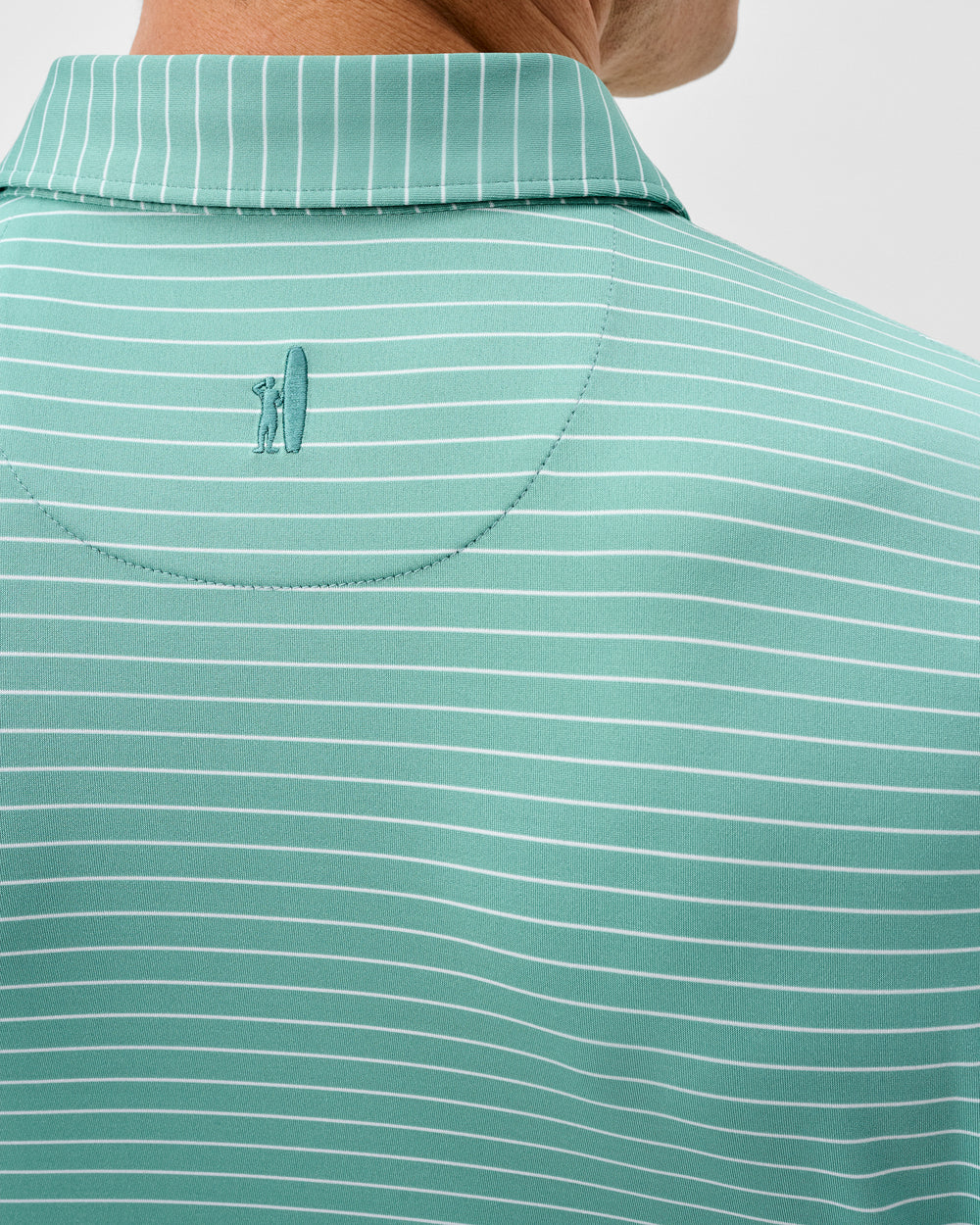 Beau Striped Performance Jersey Polo