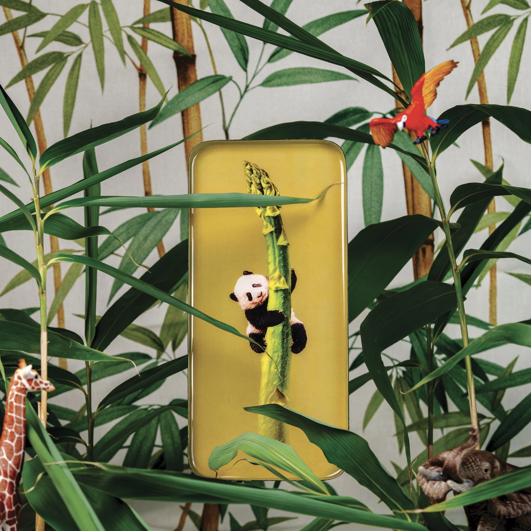 Sacha rectangular catchall (Panda)