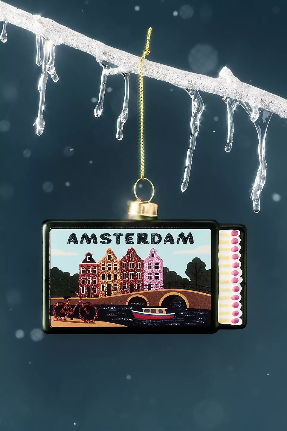 Amsterdam Matchbook Ornament