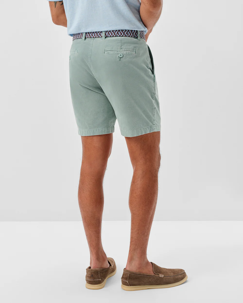 Barchers Garment Dyed Corduroy Shorts - Blue Surf