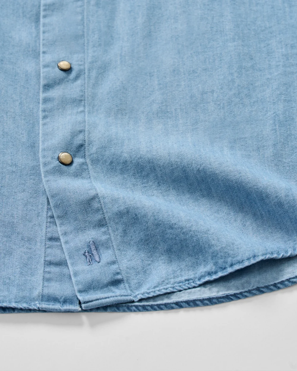 Chambray Snap Top Shelf Button Down