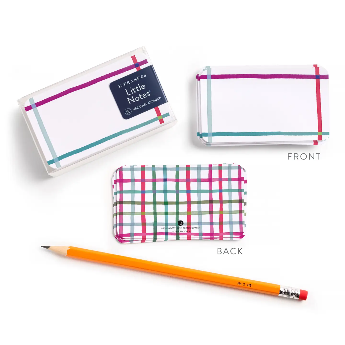 Happy Plaid Little Notes