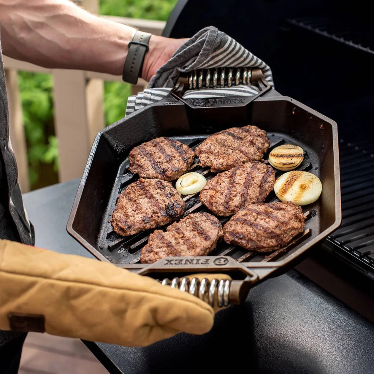 FINEX 10inch Cast Iron Grill Pan (Grillet)