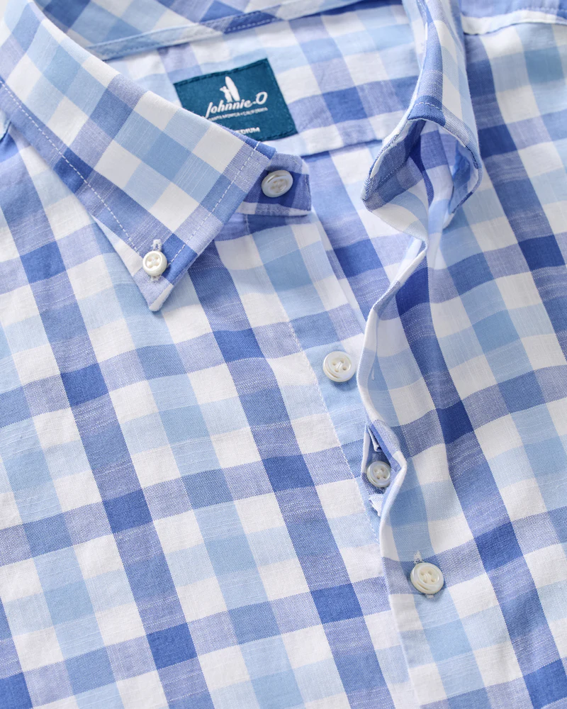 Candlar Check Cotton Button Down Shirt