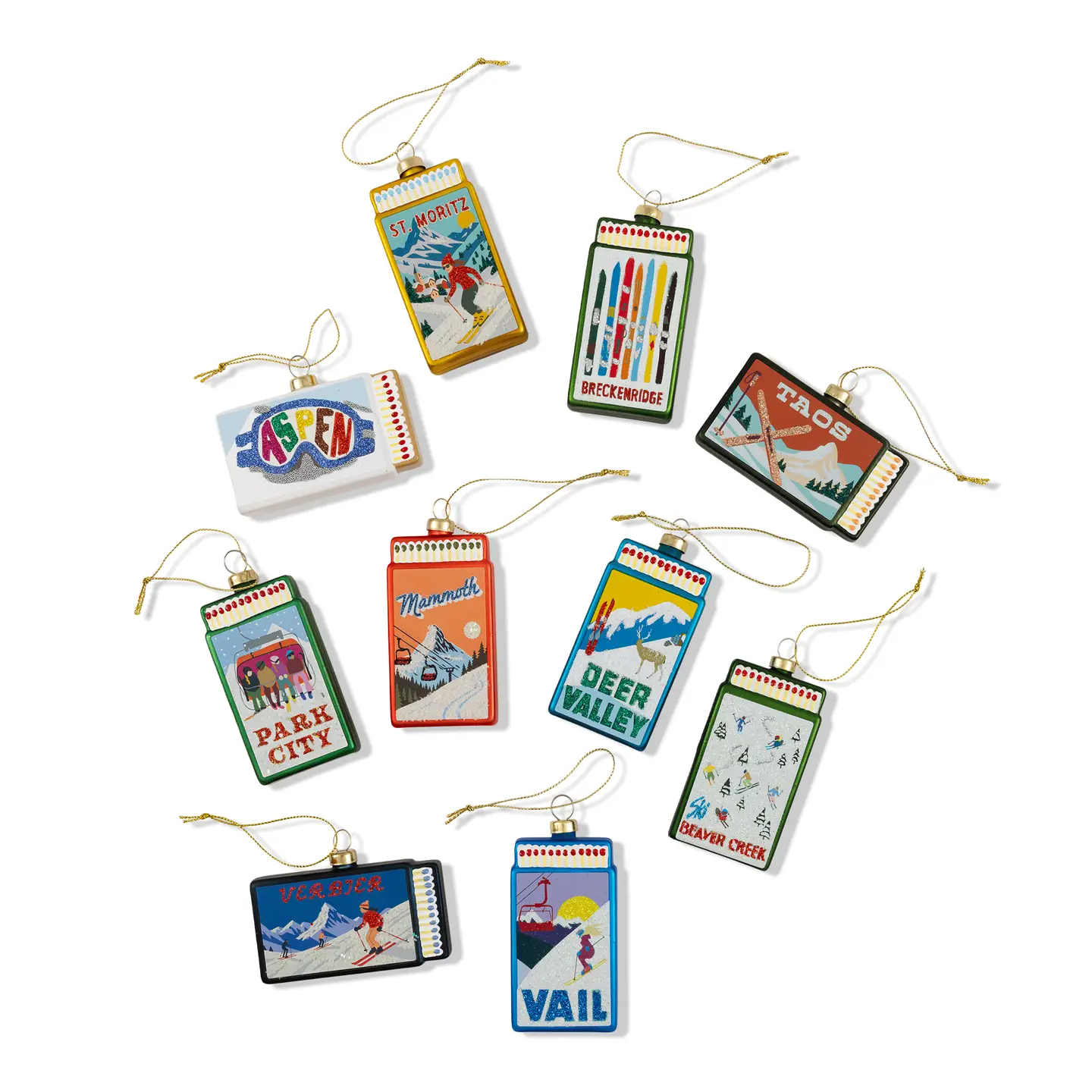 Matchbook Ornament - Park City