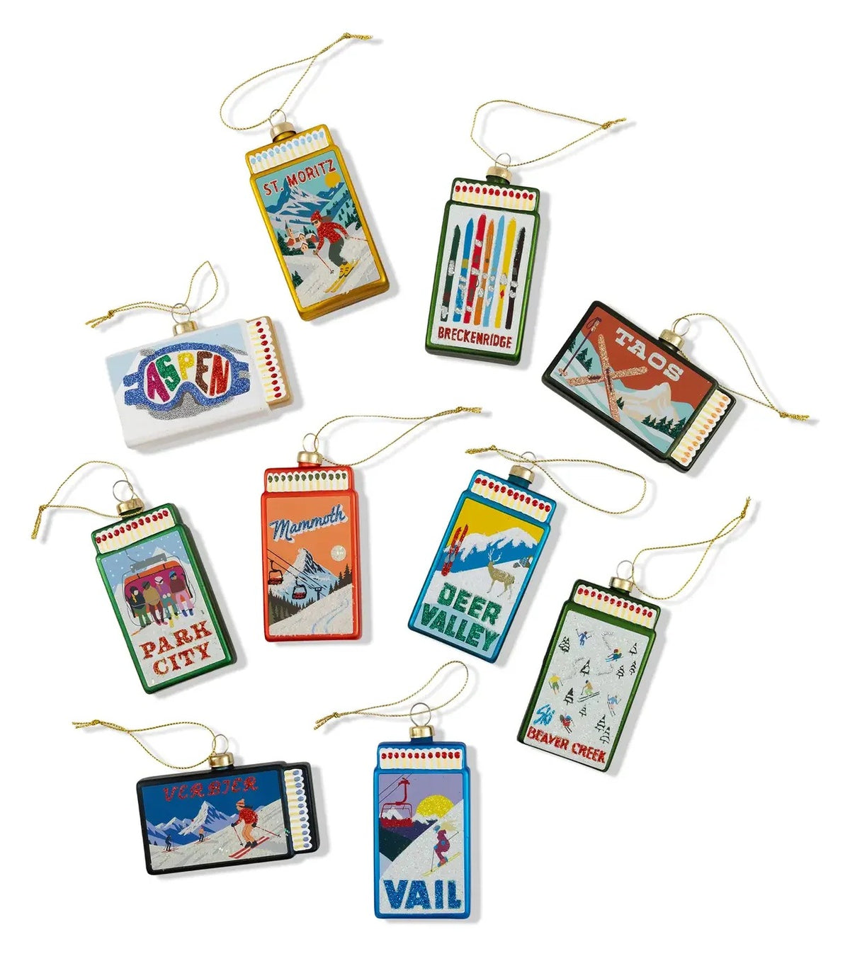 Breckenridge Matchbook Ornament