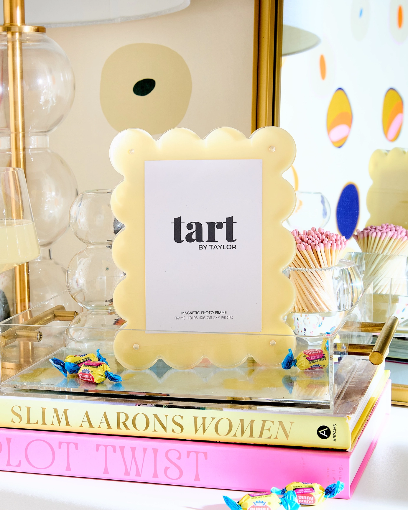 Butter Yellow Acrylic Picture Frame