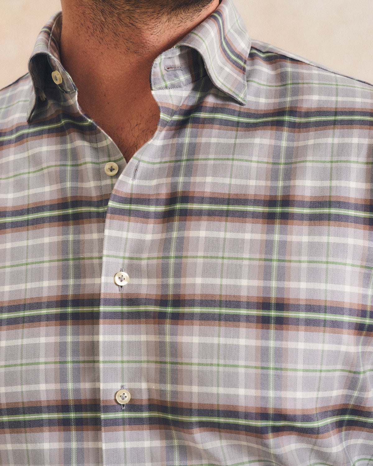 Top Shelf LONE CYPRESS PLAID BUTTON DOWN