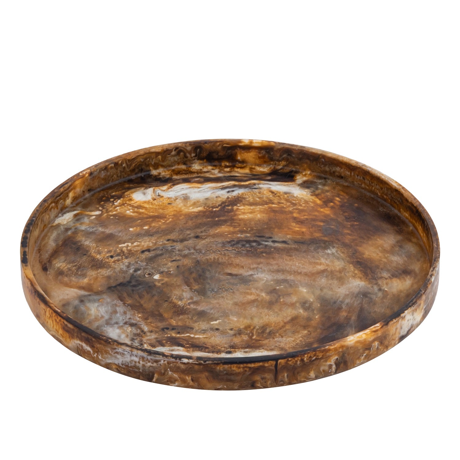 Tortoiseshell Oval Tray