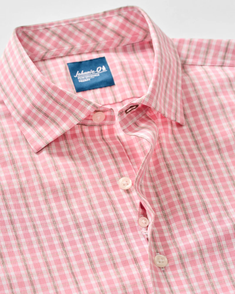 Morse Plaid Everyday Performance Button Down Shirt