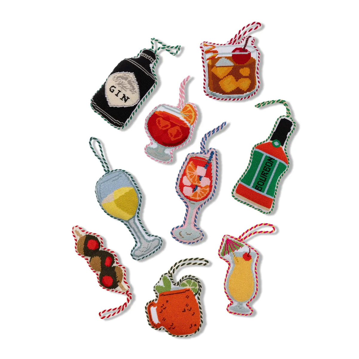 Old Fashioned Needlepoint Ornament