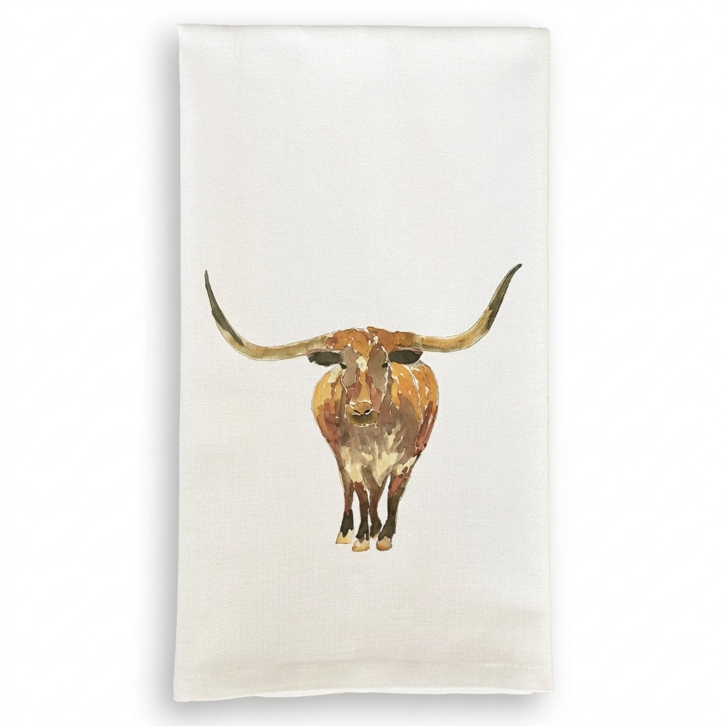 LONGHORN DISHTOWEL