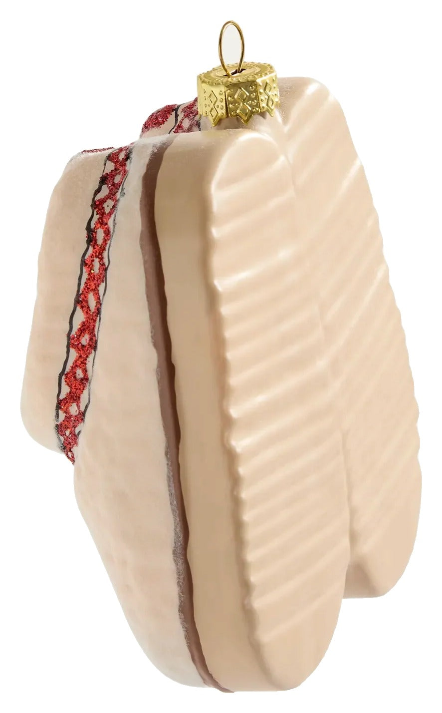 Cozy Fleece Slippers Ornament