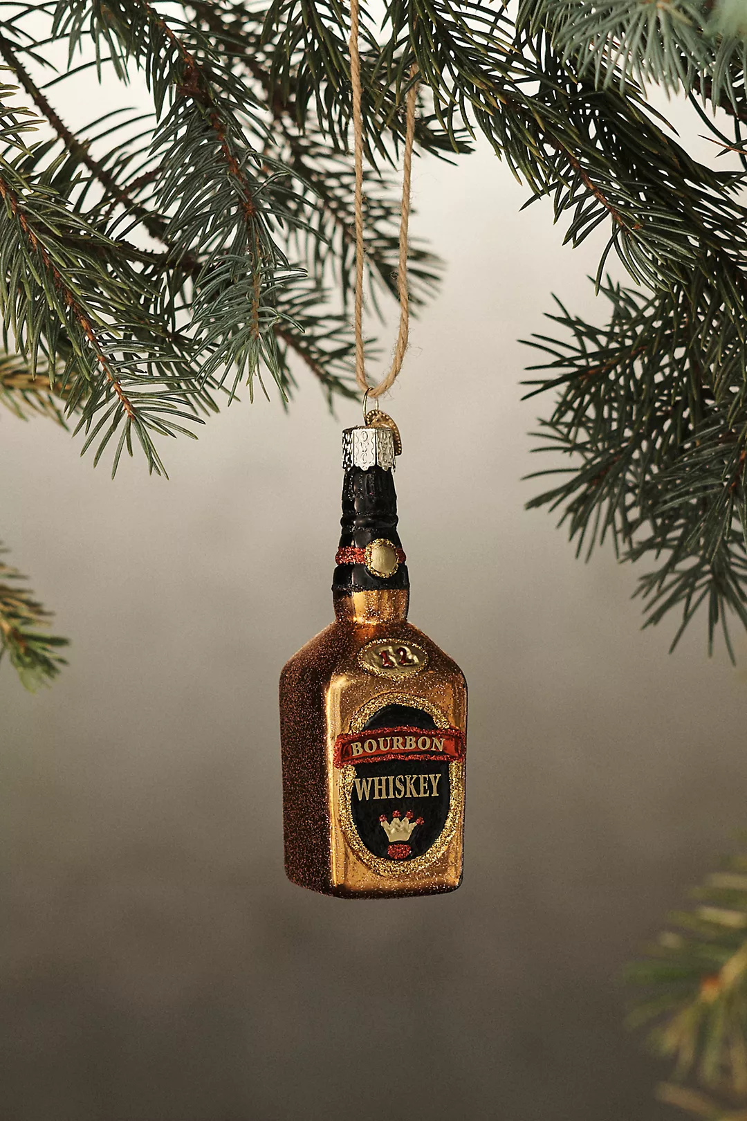 Bourbon Bottle Ornament