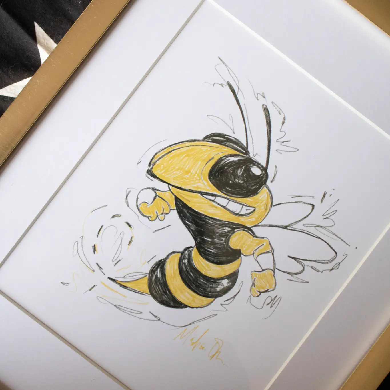 Buzz Off! Georgia Tech Print - 8x10