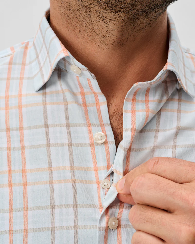 Texel Plaid Everyday Performance Button Down Shirt