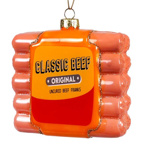 Packaged Hot Dogs Ornament